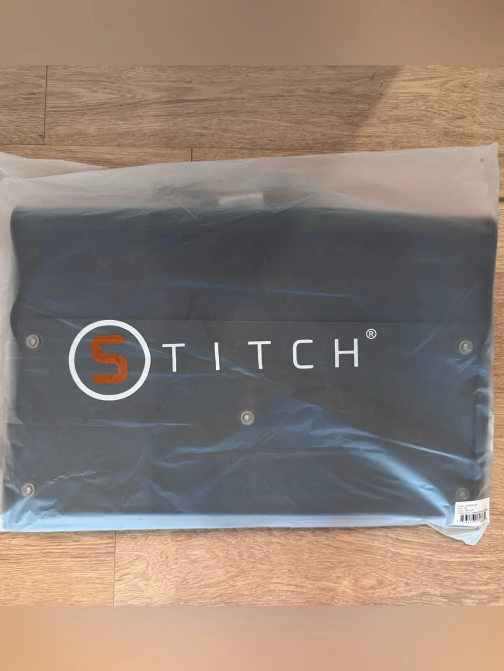 Navy Travel Ultimate Garment Bag with Orange Accent - Stitch